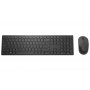 Dell | Pro Keyboard and Mouse | KM5221W | Keyboard and Mouse Set | Wireless | Batteries included | US | Black | Wireless connect - 2
